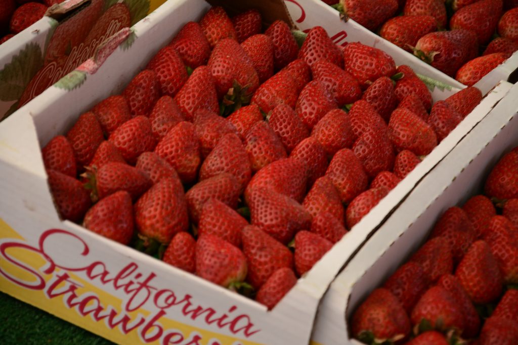 strawberry in California